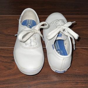 Girls White Keds